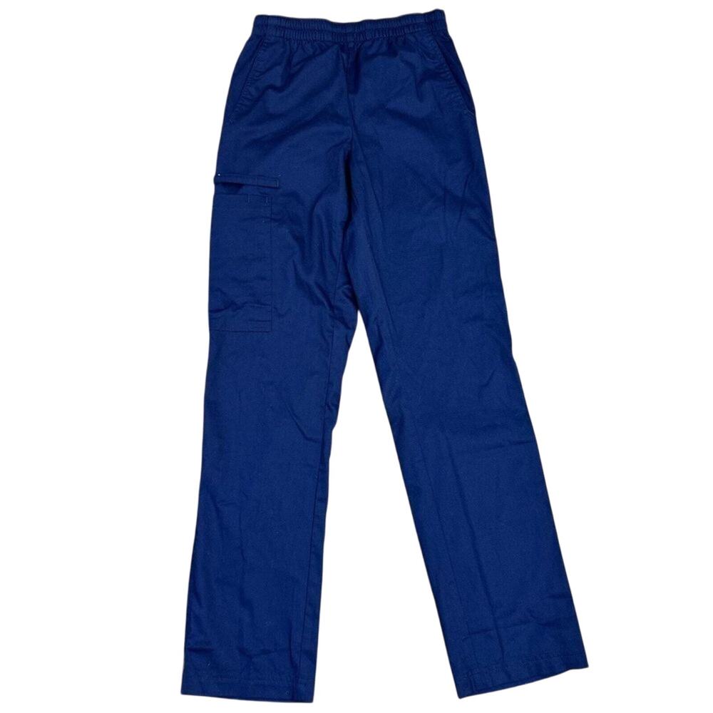 Barco Essentials Blue Pull‎ On Scrub Medical Utility Pants Women's XS
